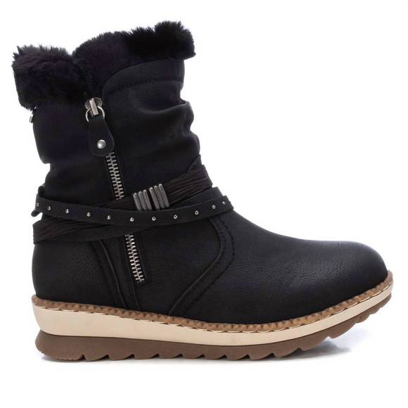 NEW XTI women's winter booties in black - Picture 1 of 4
